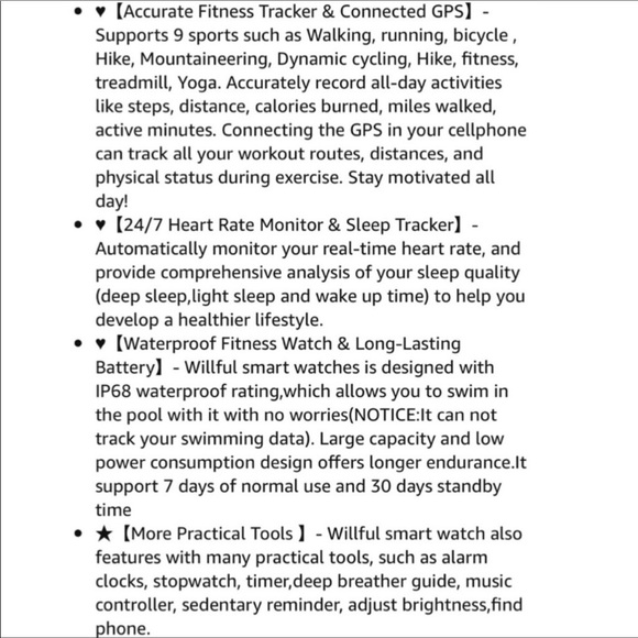 Pink Smart Watch for Android Phones and iOS Phones main image 11